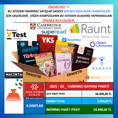 9.SINIF YARDIMCI KAYNAK PAKETİ