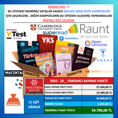 11.SINIF EŞİT AĞIRLIK YARDIMCI KAYNAK PAKETİ