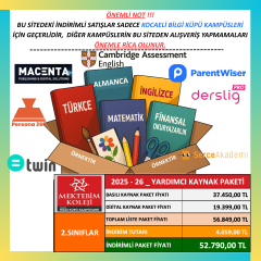 2.SINIF YARDIMCI KAYNAK PAKETİ